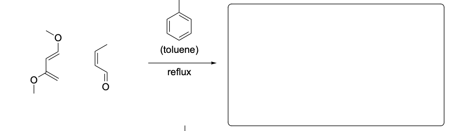 <p>Please provide the major carbon-containing product for each reaction with relative stereochemistry as appropriate.</p>