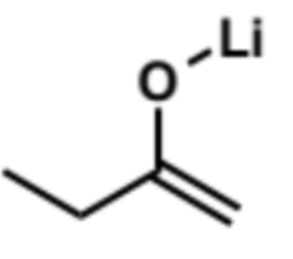 <p>reaction with pentanal</p>
