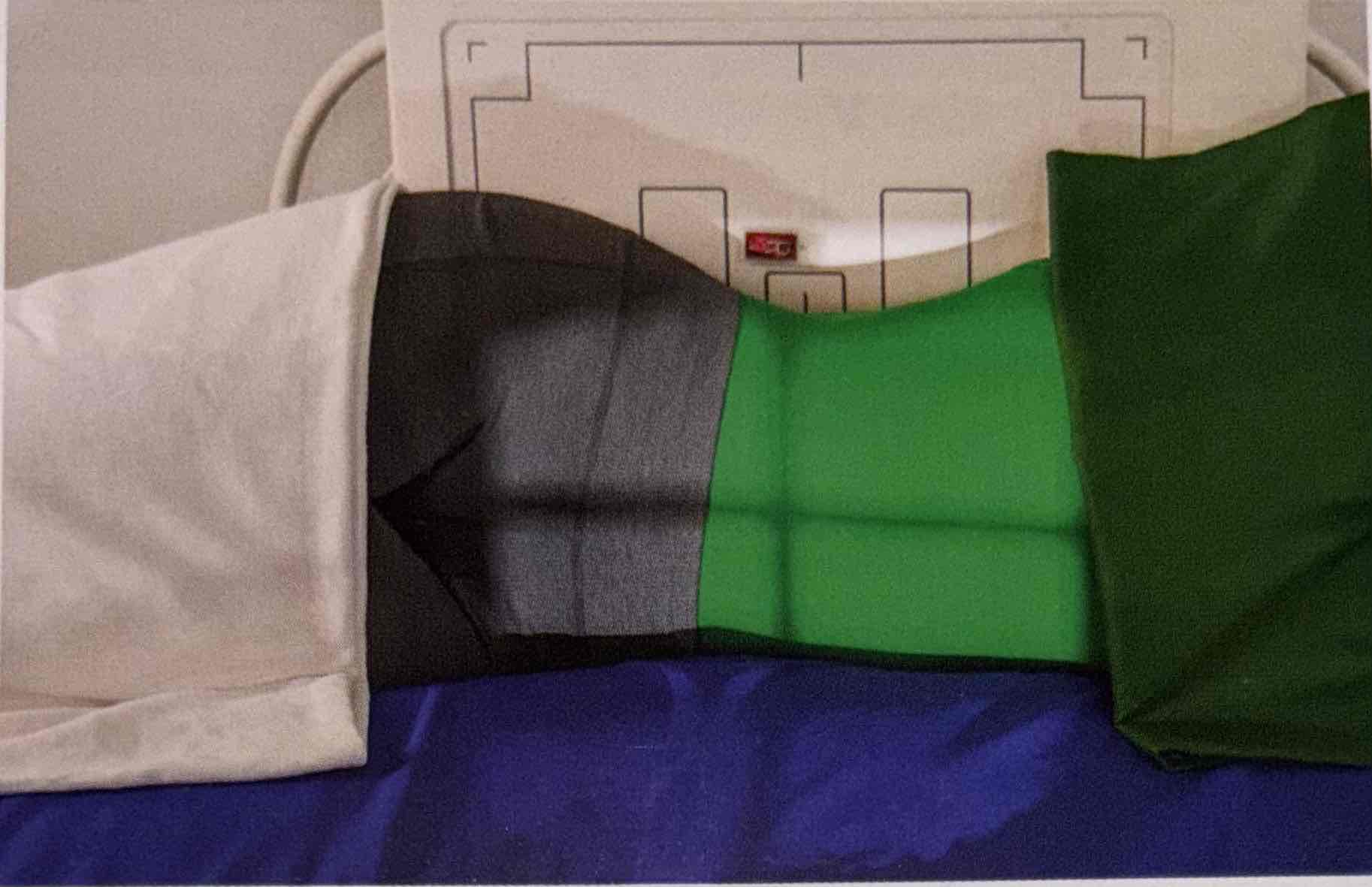 <p>what anatomy should be included in a lateral decub abdomen</p>