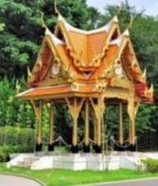 <p>- Serves as a shelter, giving shade from the hot tropical sun and heavy monsoon rain, - It also is a living room' and a hub for community social gatherings and village activities. - An open-sided pavilion -familiar structure in Thailand found in the courtyards of temples and along heavily traveled routes.</p>