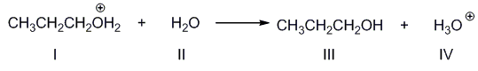 <p>Identify the Brønsted Lowry acid in the following reaction.</p>