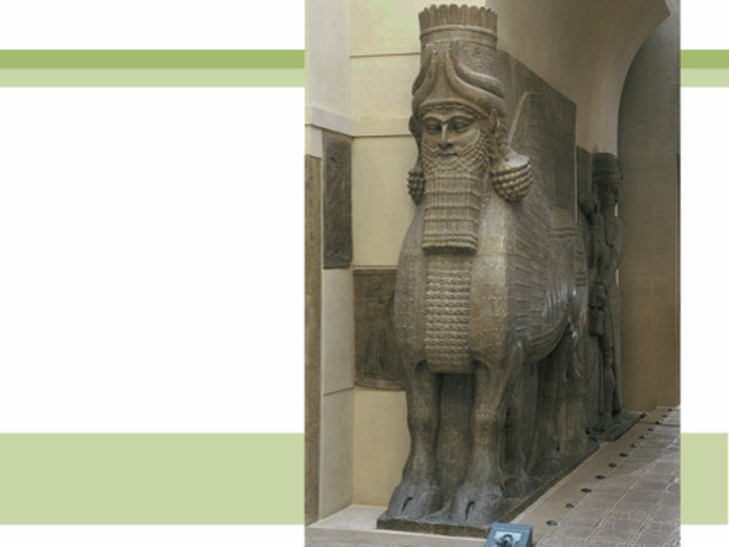 <p>Lamassu from the citadel of Sargon II, Dur Sharrukin (modern Khorsabad, Iraq)</p>