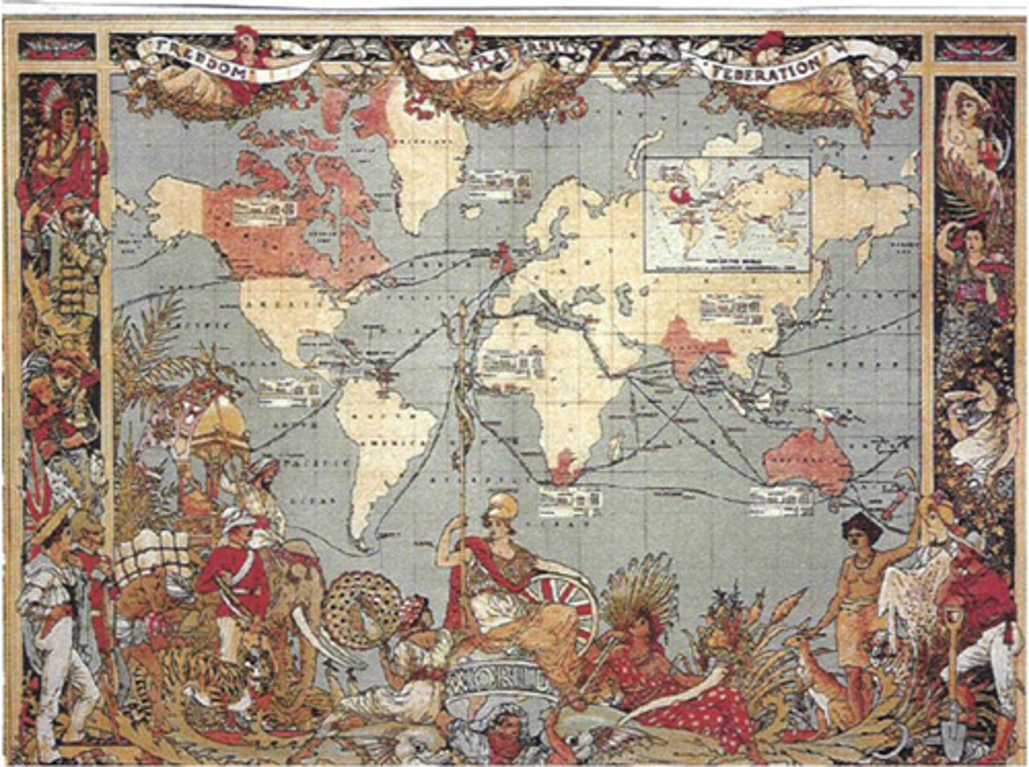 <p>A century of expansion of the British Empire.</p>