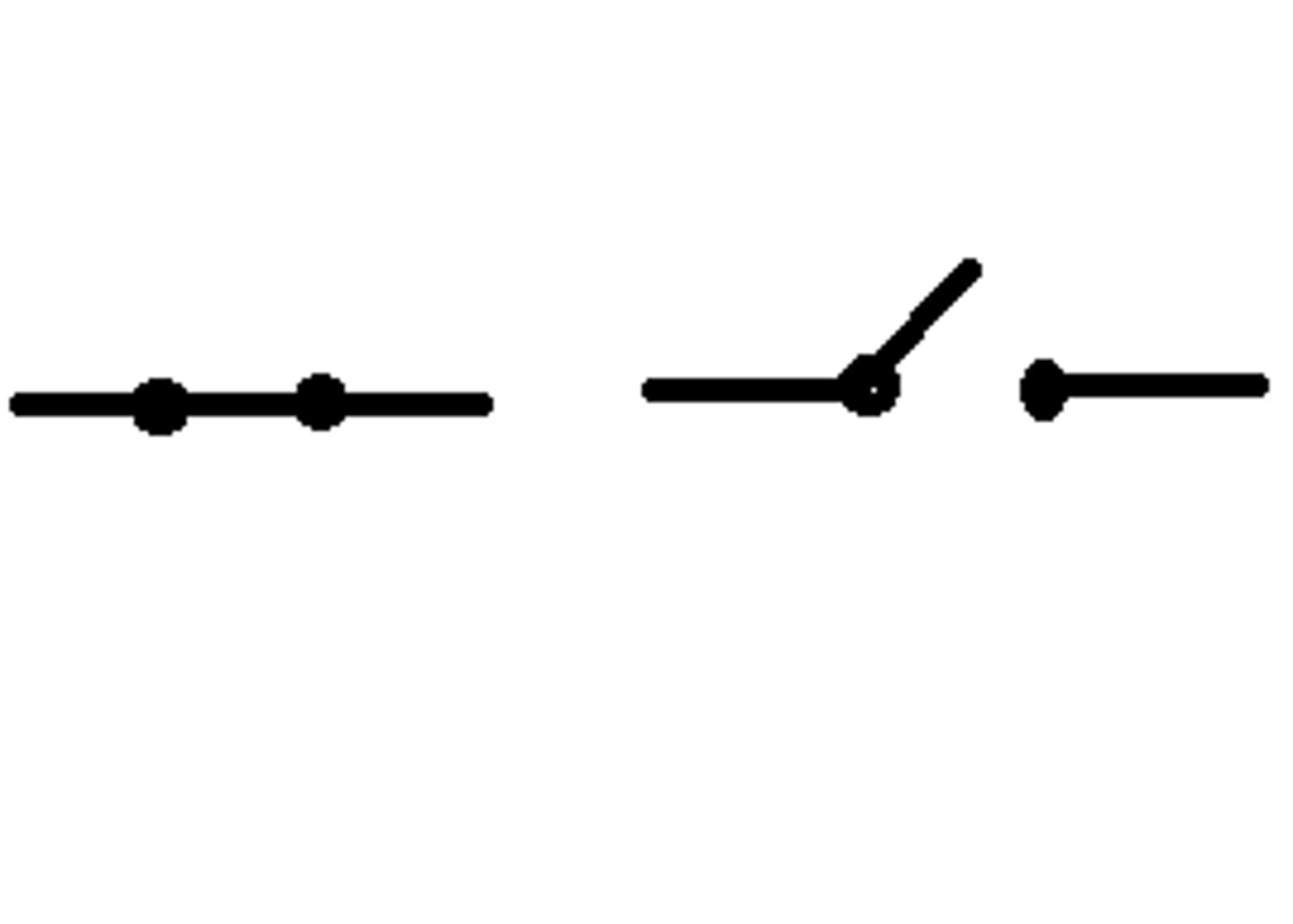 <p>Allows current to flow when closed, and stops current when open.</p>