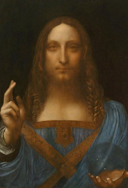 <p><strong>Salvator Mundi</strong> by <em>Leonardo da Vinci</em></p><p>$ 450.3 million</p>