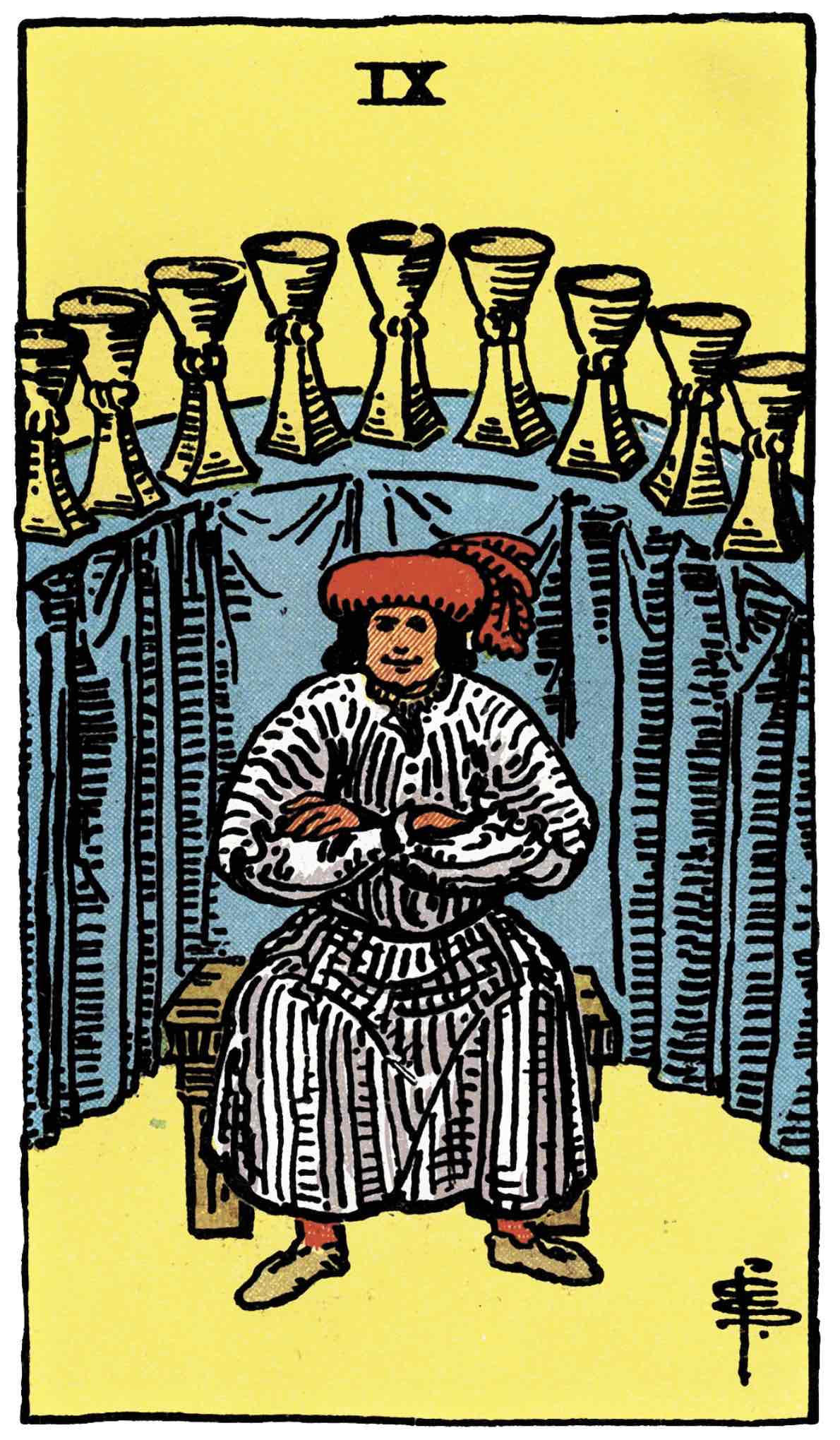 <p>Nine of Cups</p>