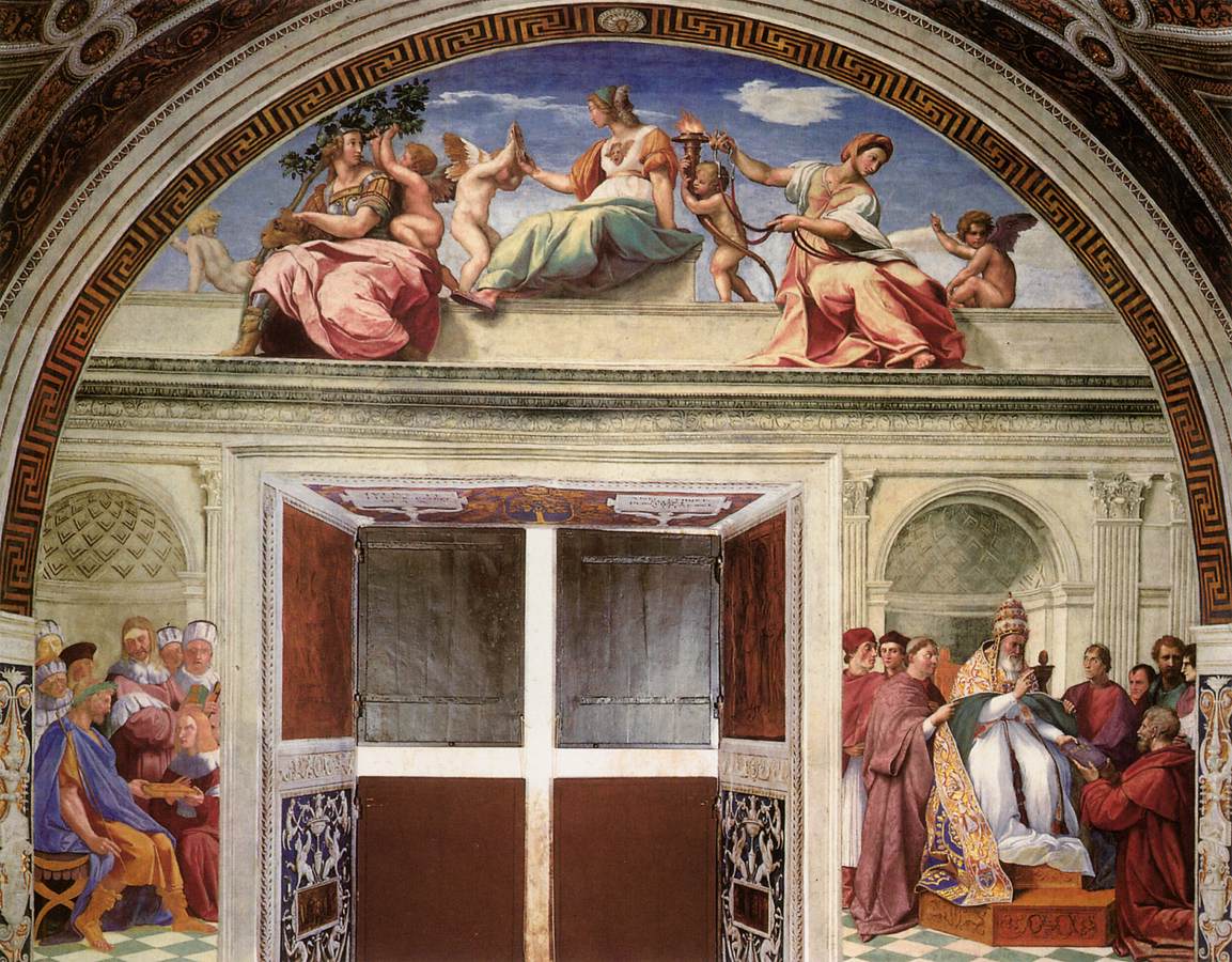 <p>What is the scene on the left?</p>