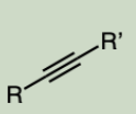 <p>a carbon-carbon triple bond.</p>