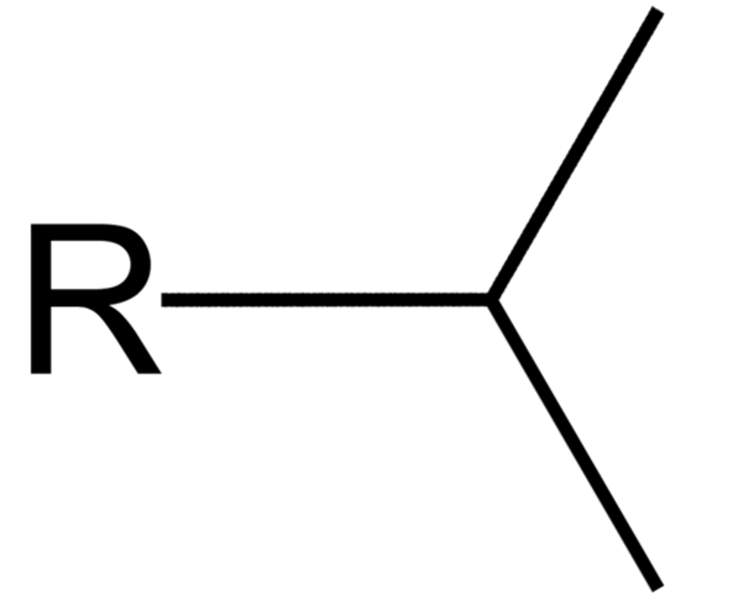 <p>where r is the parent group, one additional on the first but total three carbons</p>