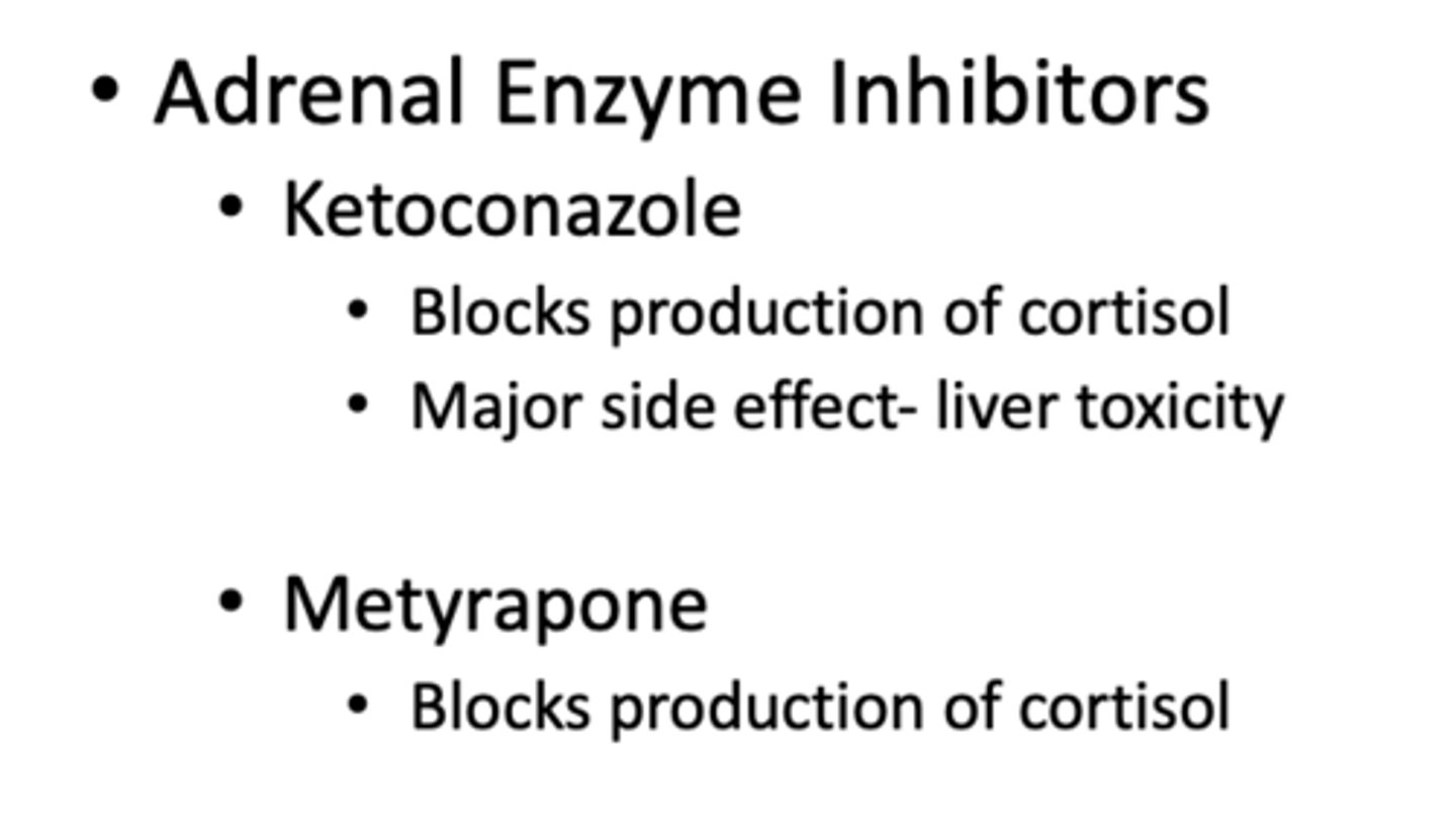 <p>Resect tumor if possible otherwise try Ketoconazole or Metyrapone</p>