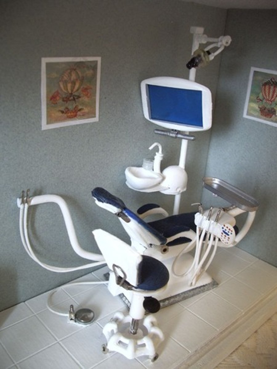 <p>the dentist's office</p>