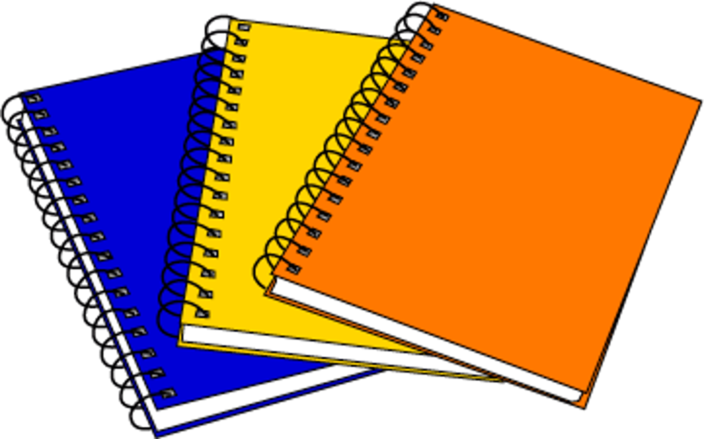 <p>the notebooks</p>