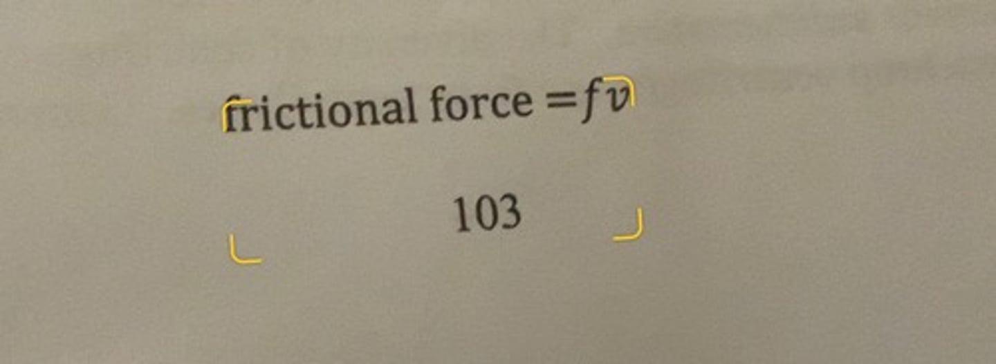 <p>f = frictional coefficient</p><p>v= velocity of the movement of the particle in the solvent</p>