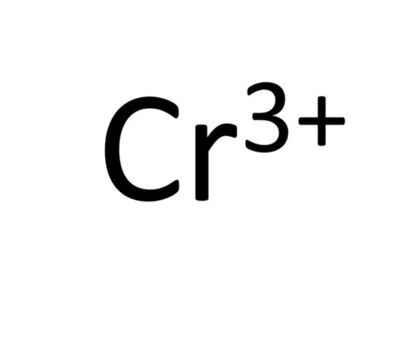 <p>Cr 3+</p>