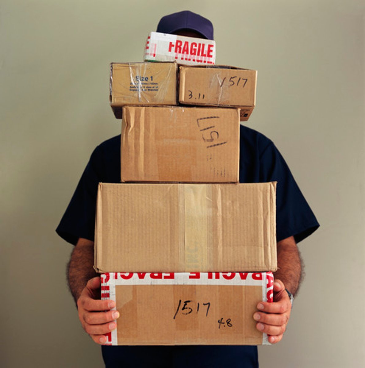 <p>to drop off a package</p>