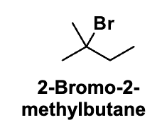 <p>Draw <strong>2-bromo-2-methylbutane</strong> exactly as in the slide.</p><p>Step 2: Circle things (no arrows yet) </p><p>Step 3: Choose the β-H that gives the MAJOR product </p><p>Step 4: NOW draw arrows (this is the core skill) </p><p></p><p></p>