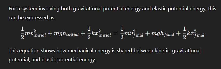 <p><strong>Qualitative Expression</strong>: Conservation of mechanical energy states that in a closed system with only ___________, the total mechanical energy remains constant.</p>