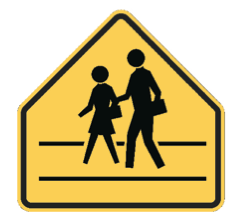 <p>school warning/crossing</p>