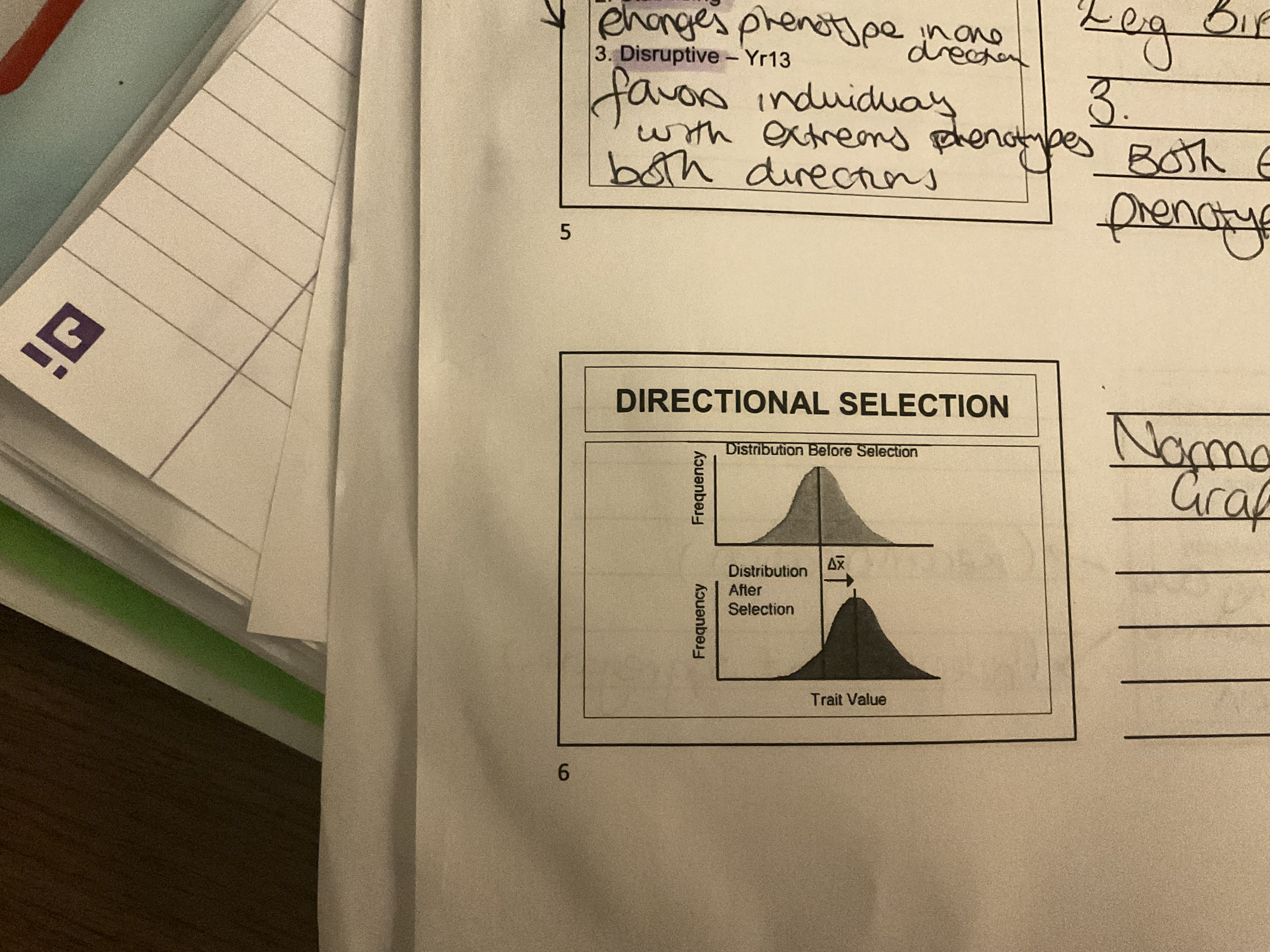 <p>Shifts left or right</p>