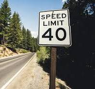 <p><span>This sign indicates the _______________ vehicles can safely travel in this area.</span></p>