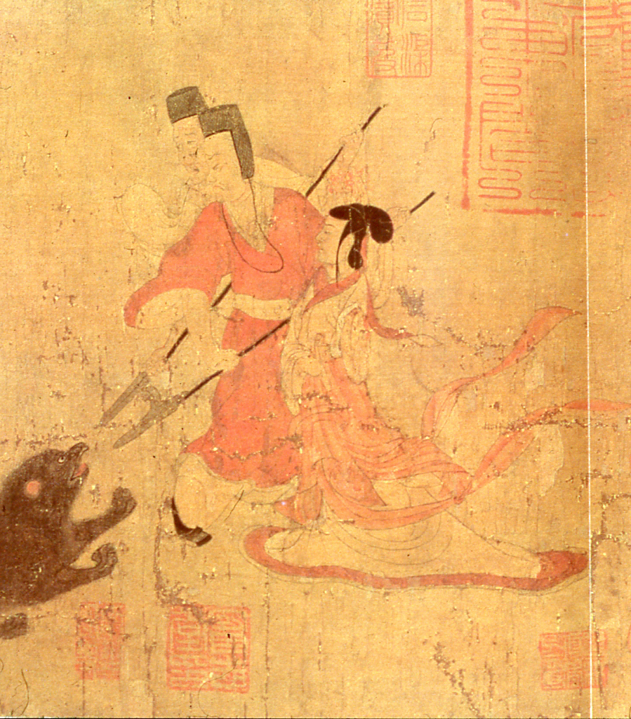 <p>admonitions of the instructress to the court ladies</p>