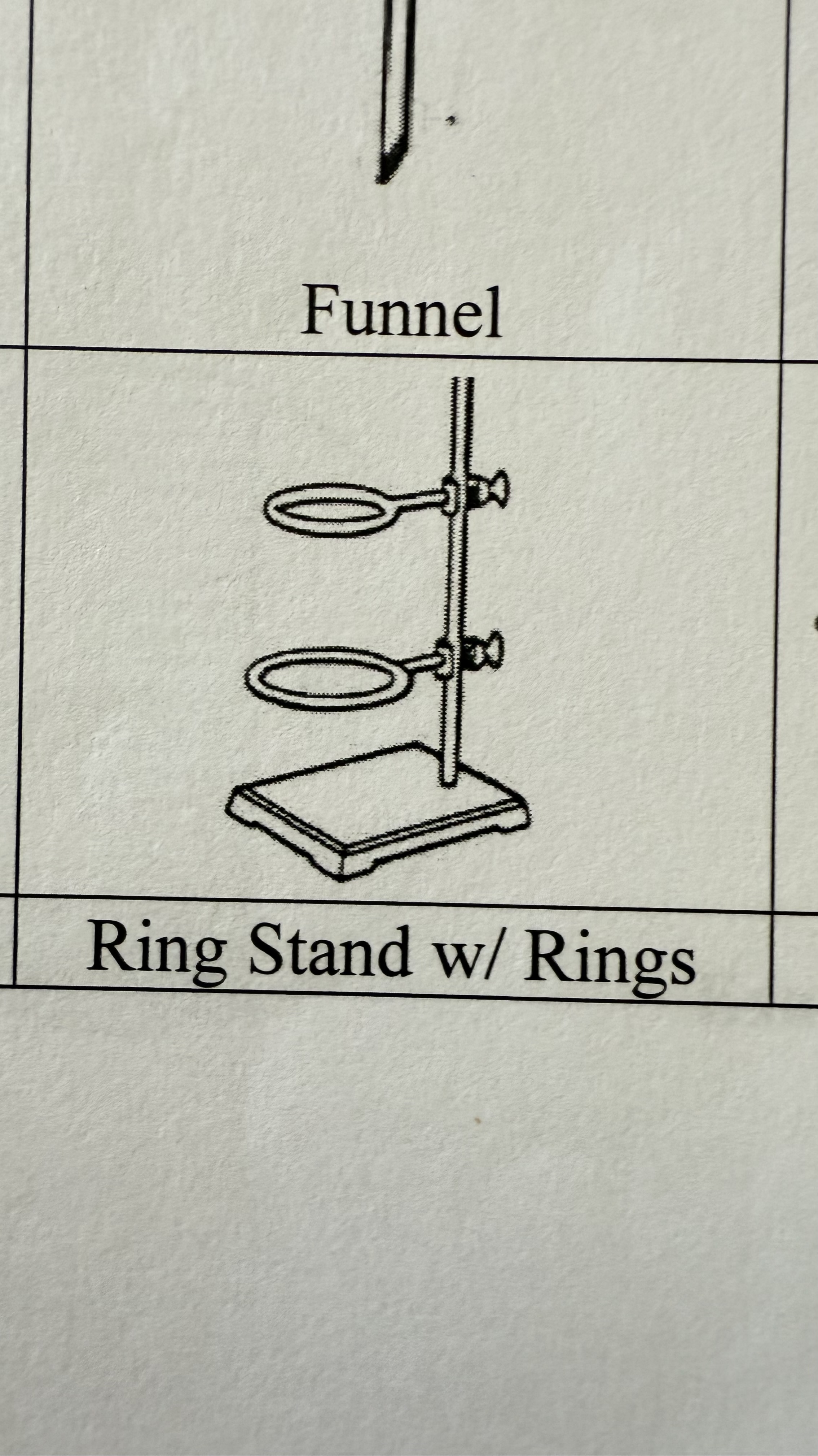 <p>Ring Stand with Rings</p>