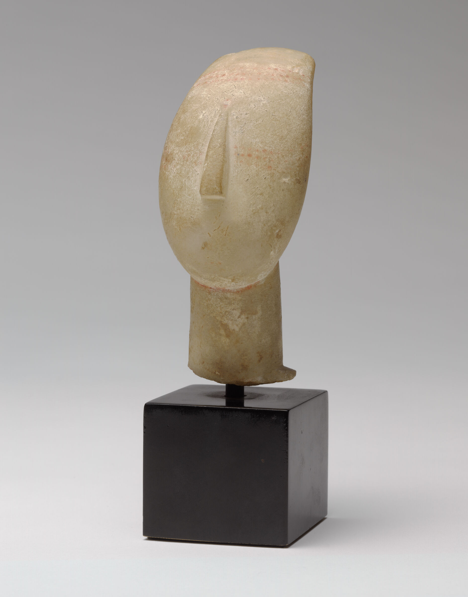 <p>(Aegean) Cycladic culture) Cycladic Head: Made in-</p>