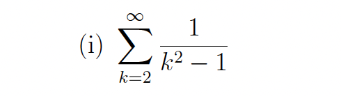 <p><em>Determine whether the series converges, and if so find its sum</em></p>