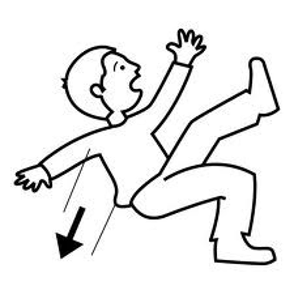 <p>fallen (Der Mann ist hingefallen.)</p>