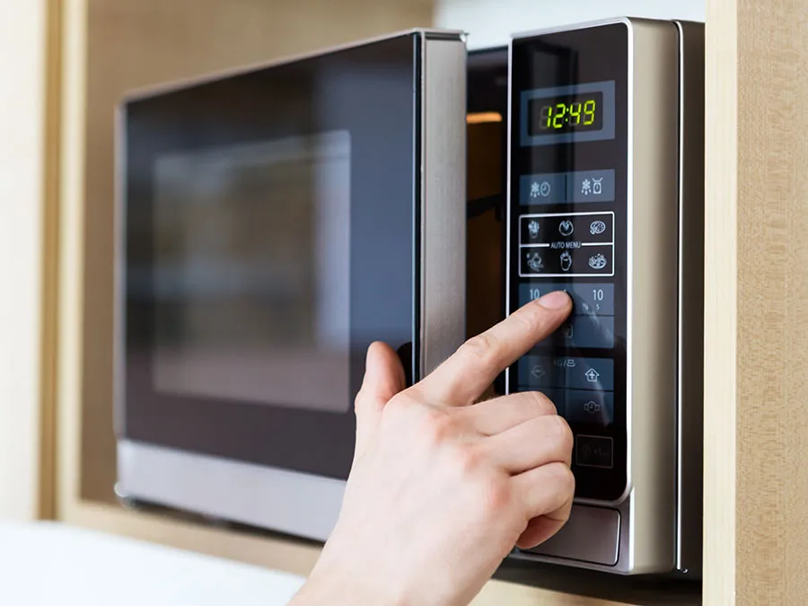<p>Microwaves that are turned on.</p>