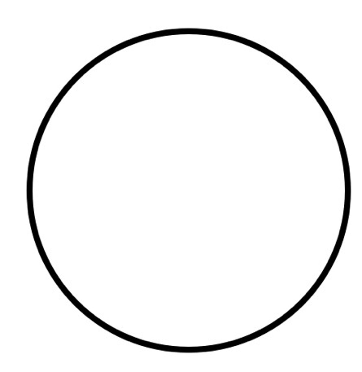 <p>plain circle</p>