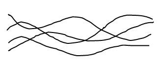 <p>Polymer chains.</p>