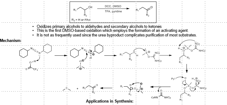 <p>Alcohol to Ketone/Aldehyde oxidation. </p>