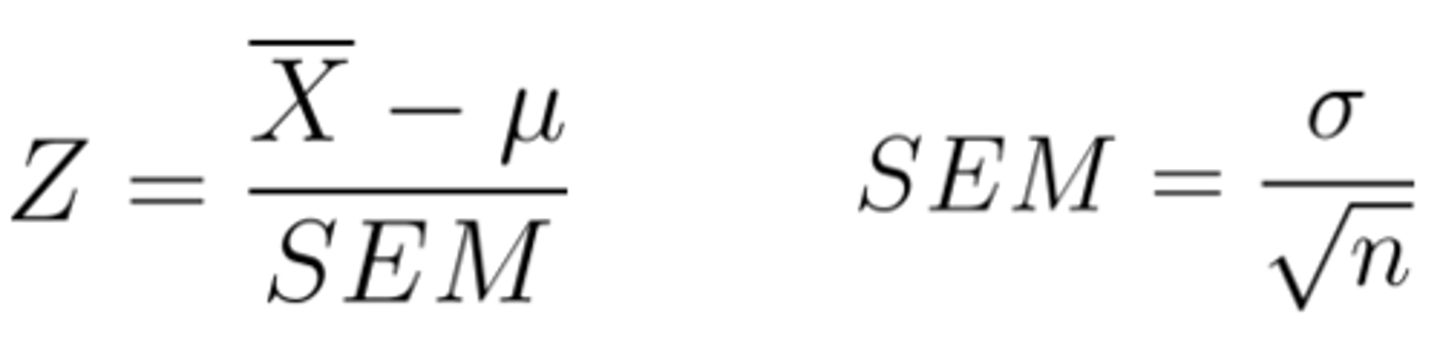 <p>Used to determine whether a sample mean differs significantly from a population mean.</p><p>> Assumes population variance is KNOWN.</p><p>> Requires large sample (n>30)</p><p>> Calc: sample mean - null hypothesis population mean / standard error</p>