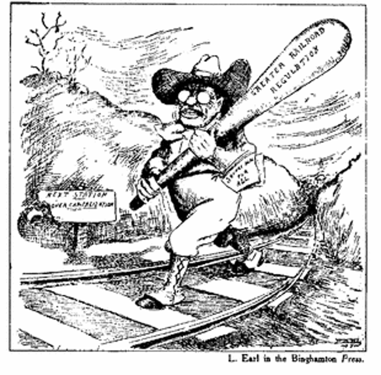<p>1. Authorized the Interstate Commerce Commission to impose heavy fines on railroads that offered rebates to favored customers.</p><p>2. 1903; Teddy Roosevelt's Square Deal, Control of Corporations</p><p>3. Increased the authority/power of the ICC. Makes farmers happy as they have always complained about unfair RR freight rates.</p>