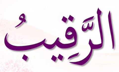 <p>ٱلْرَّقِيبُ</p><p>Ar-Raqiib</p>