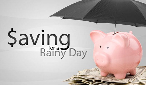 <p>a penny for a rainy day</p>