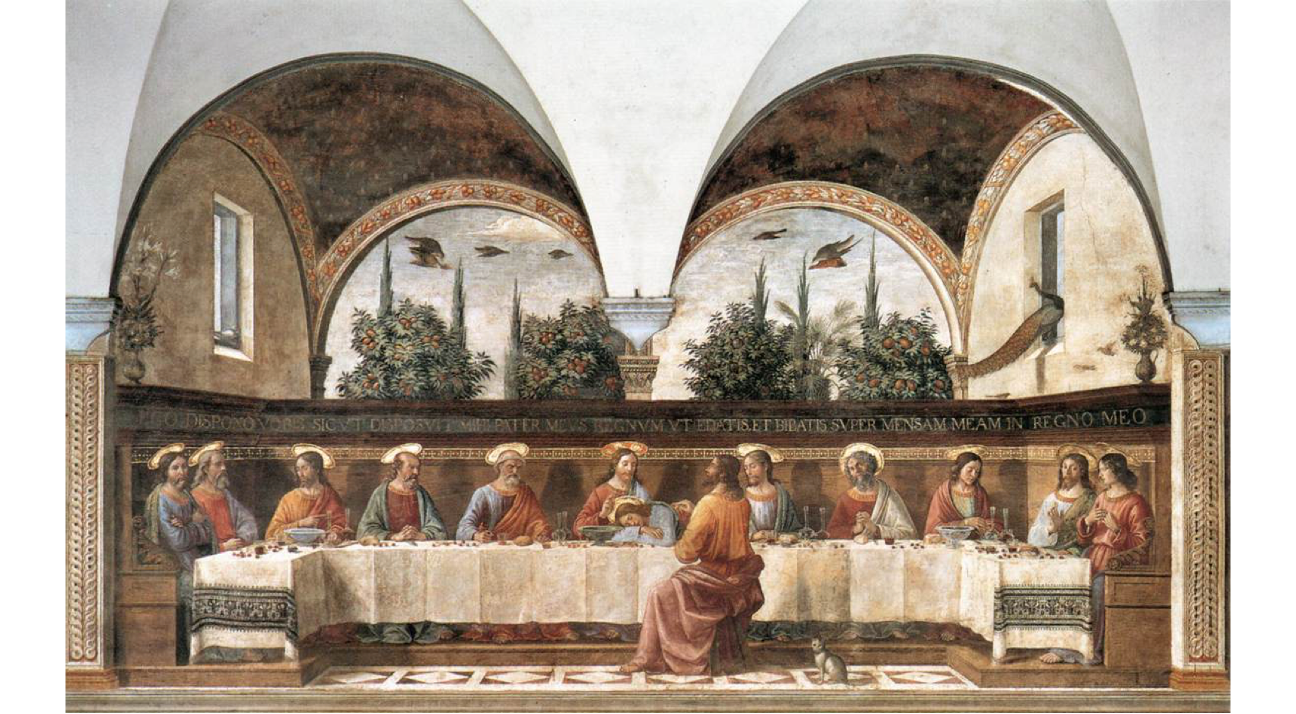 The Last Supper, 1486. S. Marco. Ghirlandaio
