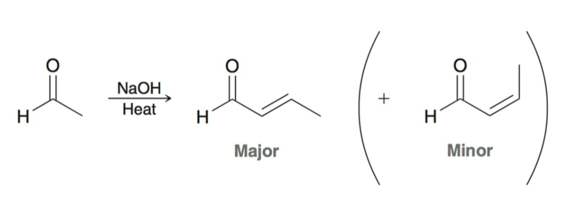 <p>when two stereoisomeric pi bonds can be formed, the product with fewer steric interactions is the major product.</p>
