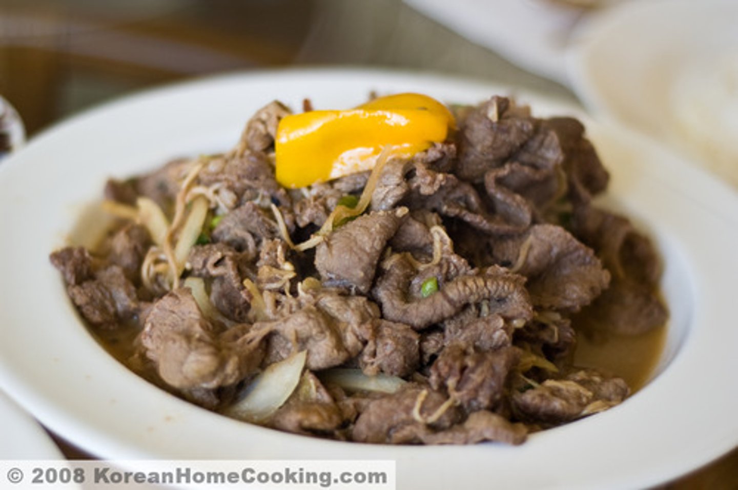 <p>bulgogi (roast meat)</p>