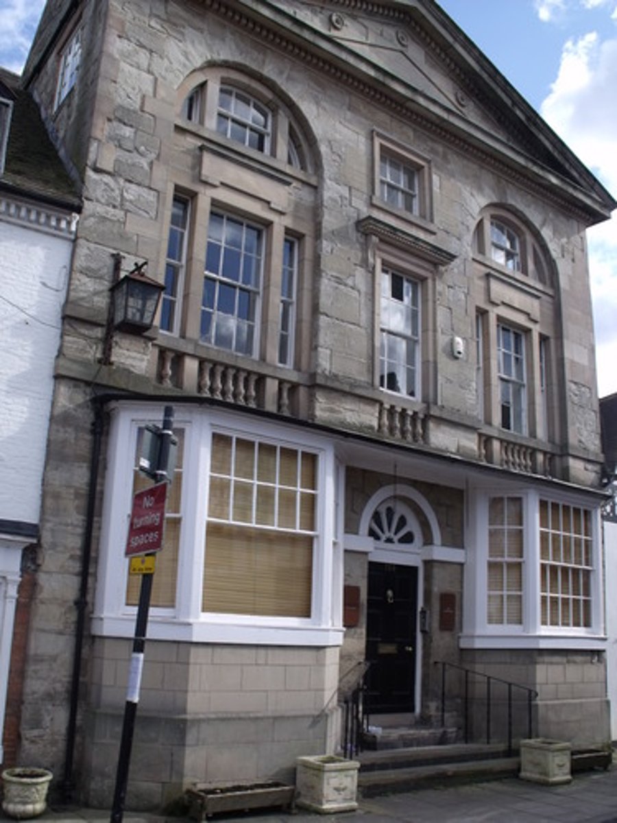 <p>The house made of stone.</p>