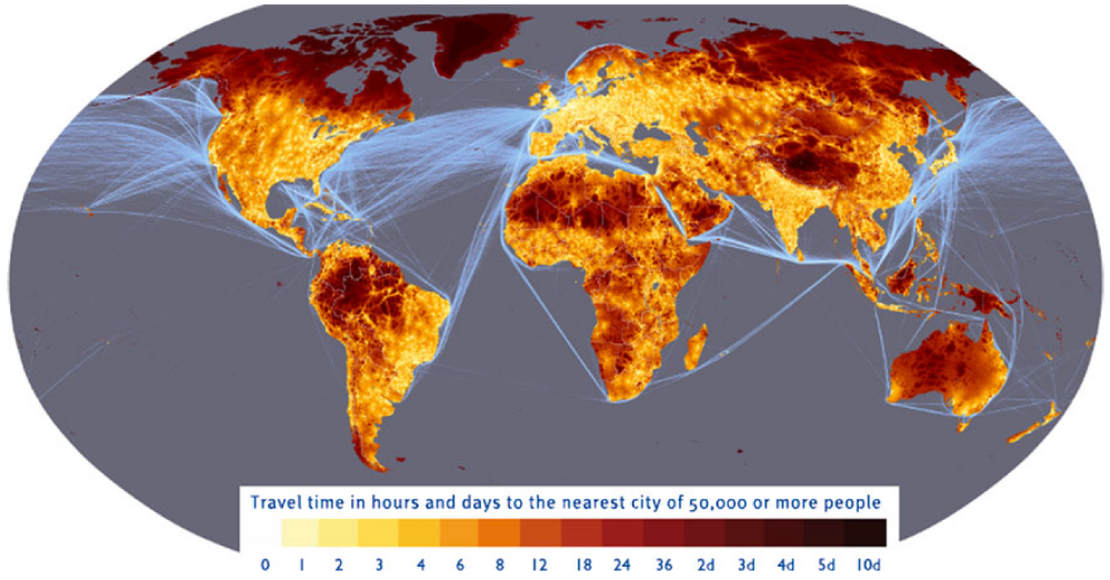 <p>When all other channels are occupied - e.g., maps where position is fixed and size cannot change.</p>