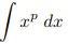 <p>Power Rule [Integral]</p>