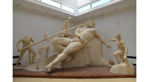 <p>Sperlonga: <em>The Blinding of Polyphemus</em>, Roman, 2nd century BCE-1st century CE</p>