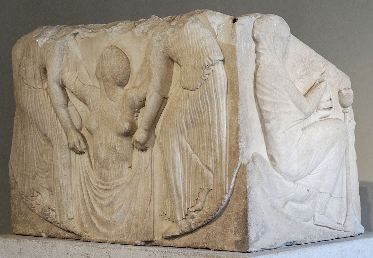 <p><em>The Ludovisi Throne</em>, Greek, c. 460 BCE</p>