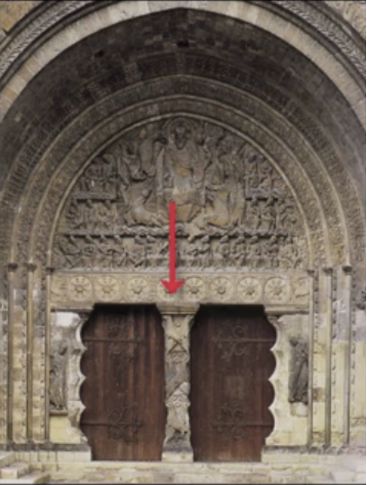 <p>South Portal, Priory Church of Saint-Pierre, France</p>