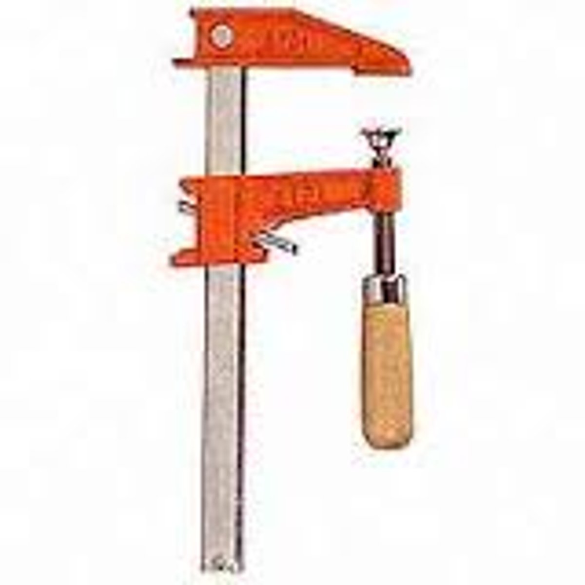 <p>Used for holding material in place while sawing or drilling or to hold material together while gluing. It is shaped like the letter 'f'</p>