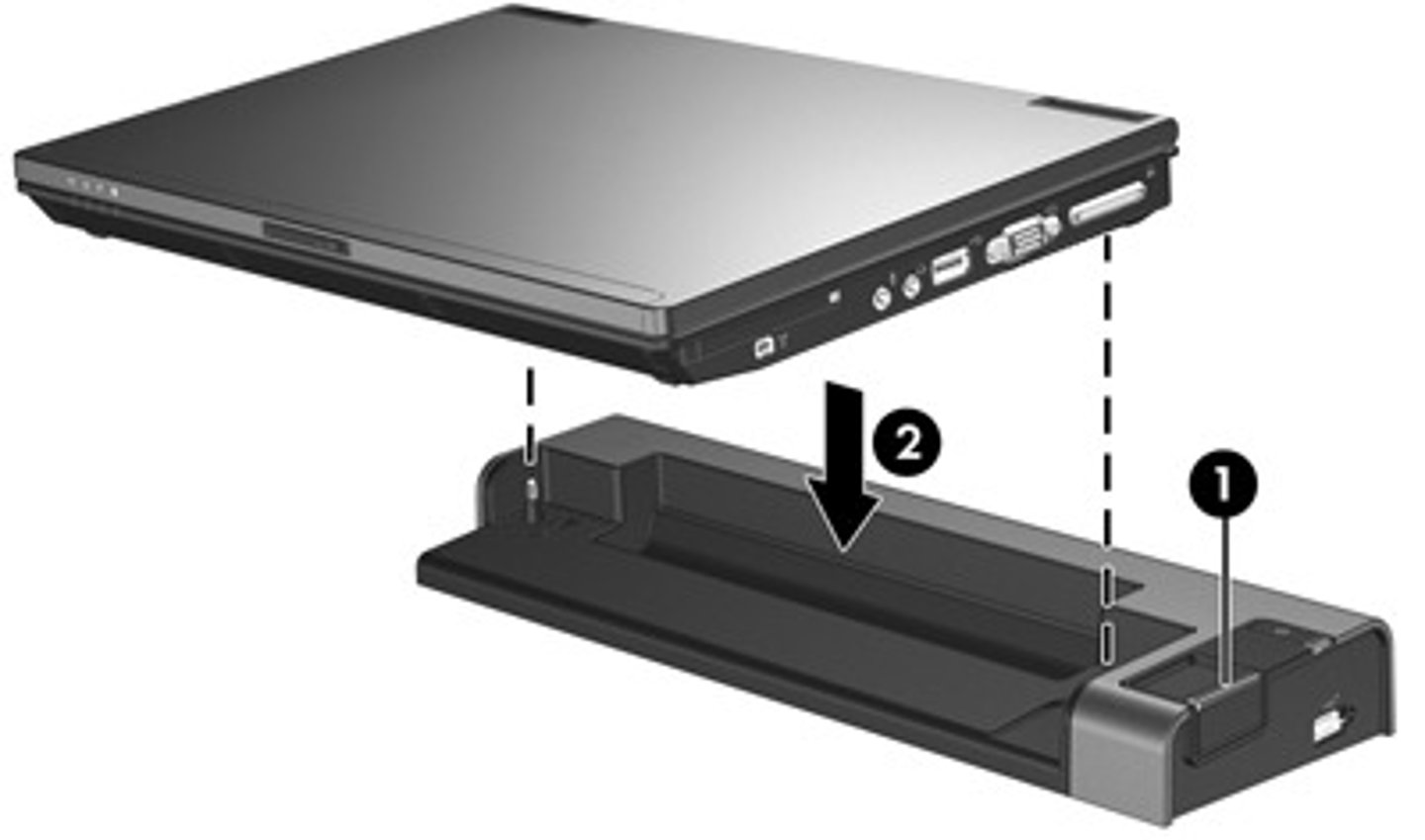 <p>Device that allows a laptop, tablet, or smartphone to connect to multiple peripherals (monitors, keyboards, mice, printers, etc.) via a single connection</p>
