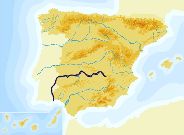 <p>rio irregular por el clima mediterráneo </p>