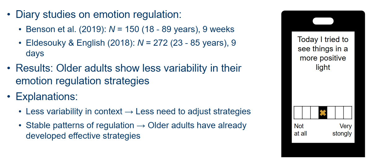 <p>Older adults show less variability in their emotion regulation strategies. </p><p></p>